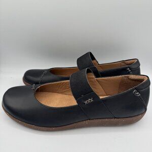 Clarks Women's Medora Eli Black Leather Mary Jane Flats Size 11 NEW!!!
